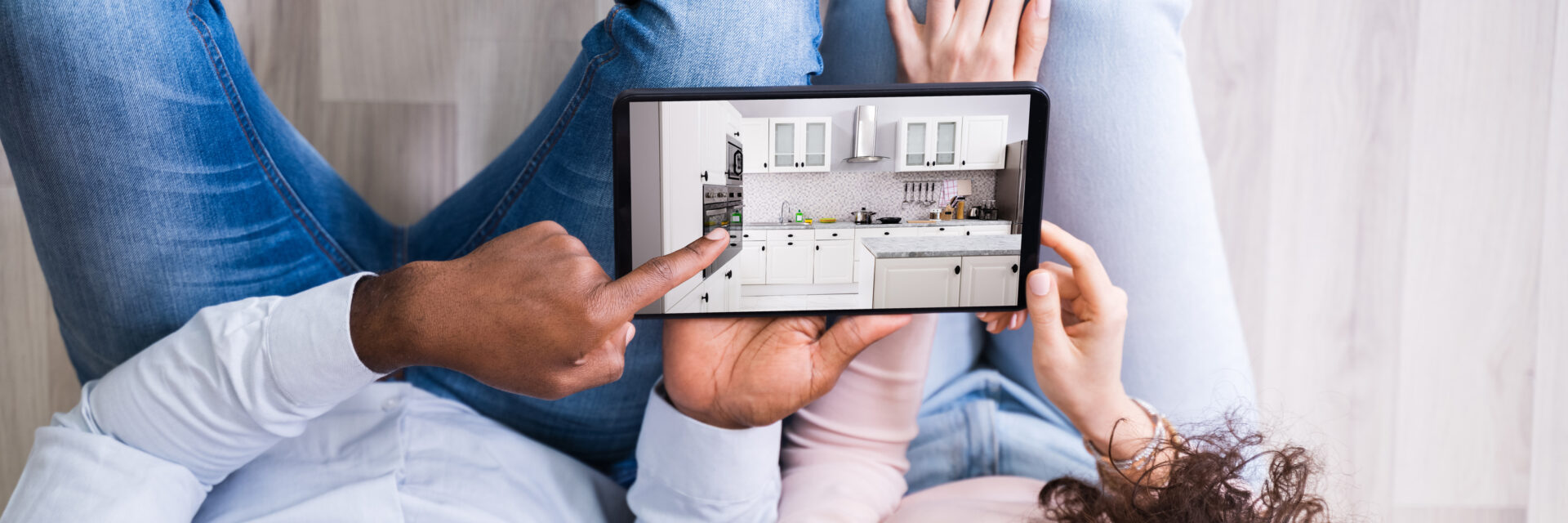 couple thinking about kitchen remodeling