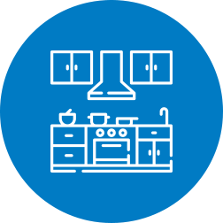 icon kitchen remodeling blue